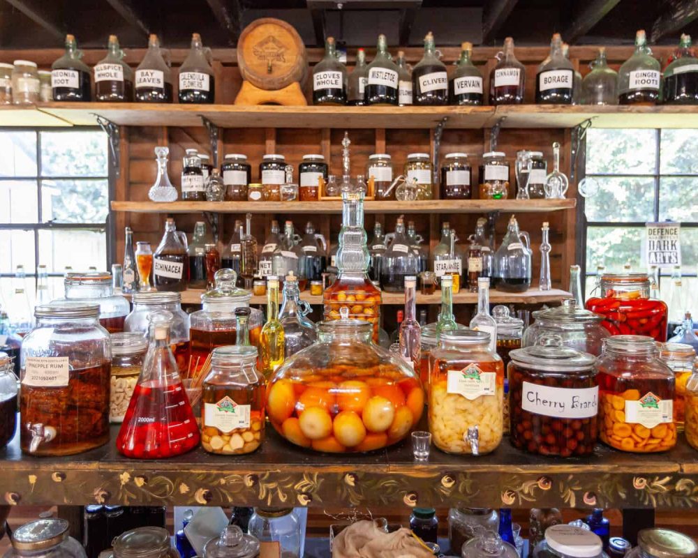 All of the Ingredients to distil spirits