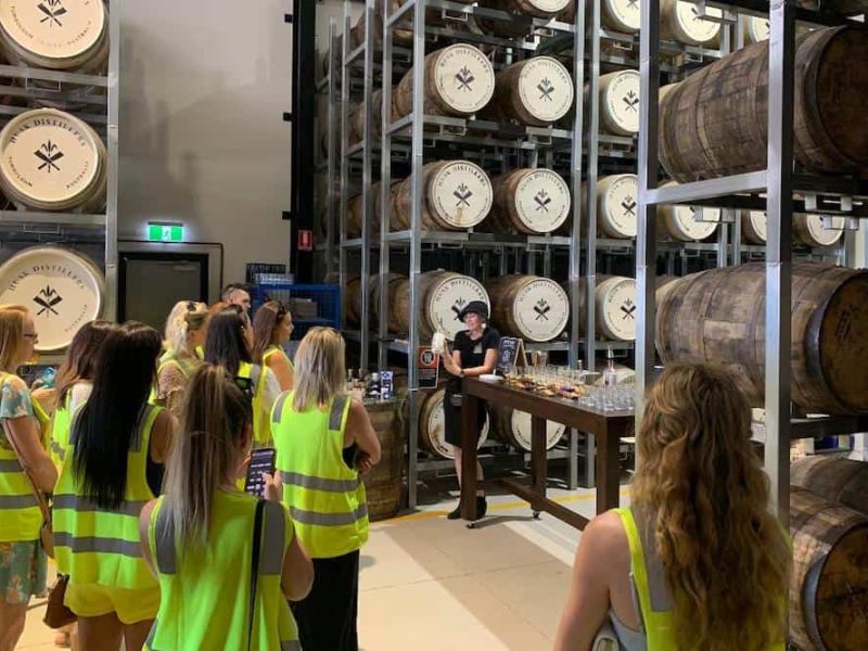 husk distillery wine cellar tour